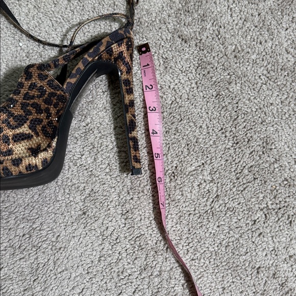 Leopard Print Women's Heels - Picture 6 of 6